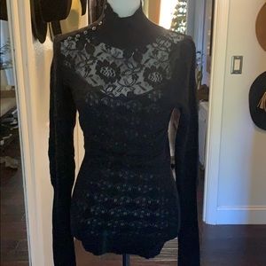 Gorgeous lace Free People top!